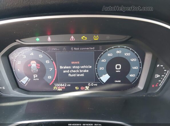 WA1AUCF3XM1096645 2021 AUDI Q3 White Widok tylnych siedzeń
