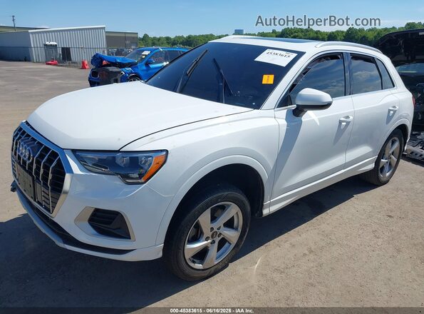 WA1AUCF3XM1096645 2021 AUDI Q3 White Przód lewy