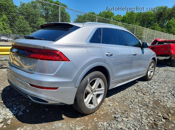 WA1AVAF14MD022457 2021 AUDI Q8 Silver Задня права чверть
