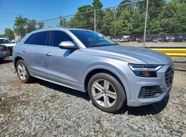 WA1AVAF14MD022457 2021 AUDI Q8 Silver Передня права чверть