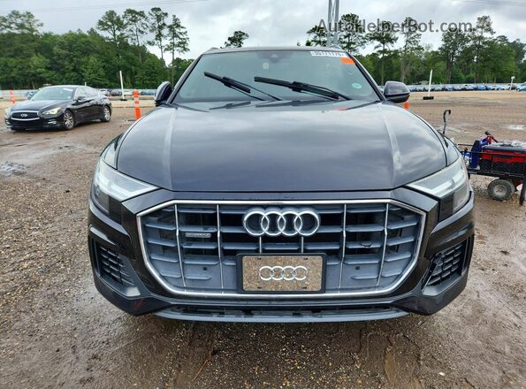 WA1AVAF17KD021476 2019 AUDI Q8 Black Front view