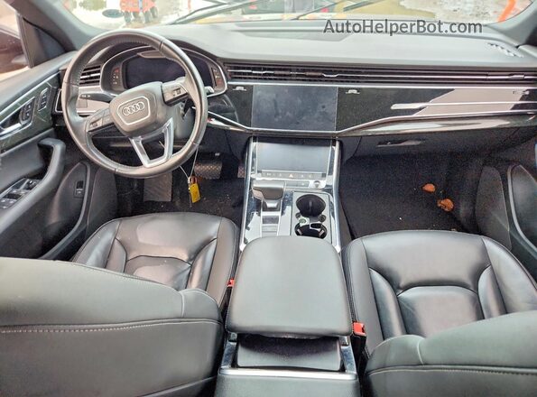 WA1AVAF17KD021476 2019 AUDI Q8 Black Dashboard view