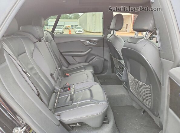 WA1AVAF17KD021476 2019 AUDI Q8 Black Rear seats view