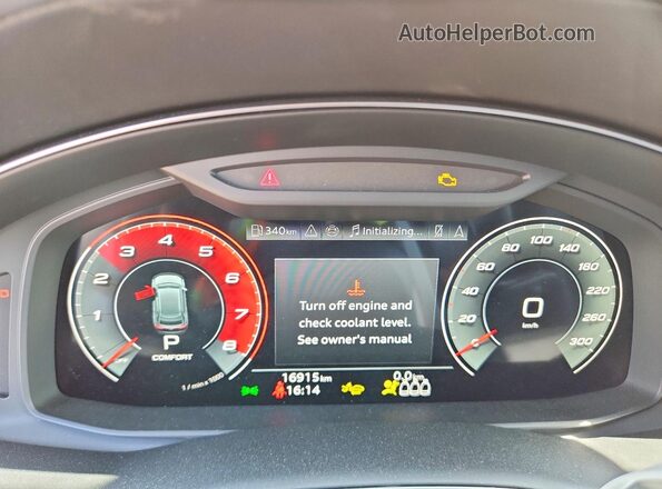 WA1AWBF1XSD026206 2025 AUDI SQ8 White ხელსაწყოთა პანელის ხედი
