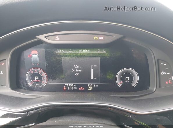 WA1AXAF74LD010354 2020 AUDI Q7 Black Vista de los asientos traseros