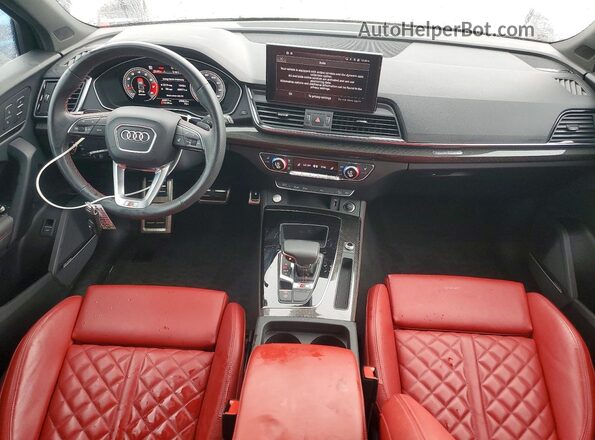 WA1B4AFY1P2178315 2023 AUDI SQ5 White Vista del salpicadero