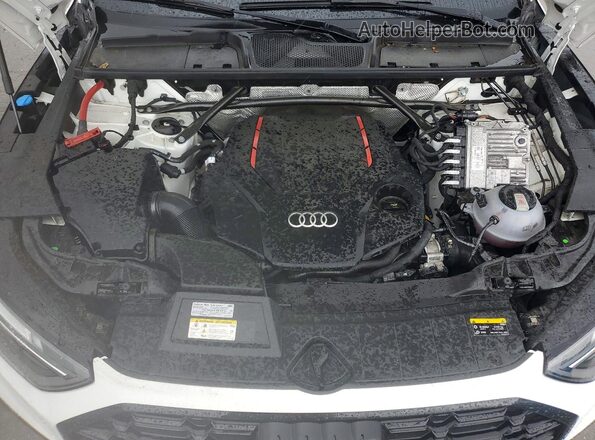 WA1B4AFY1P2178315 2023 AUDI SQ5 White Vista del compartimento del motor