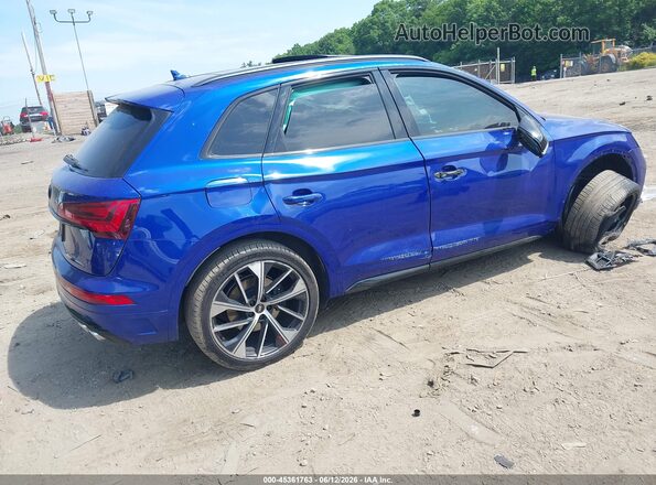 WA1B4AFY2N2049545 2022 AUDI SQ5 Blue Trasero derecho