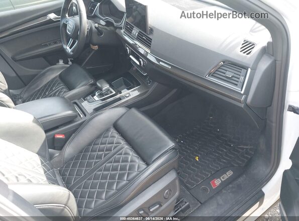 WA1B4AFY4M2025424 2021 AUDI SQ5 White Вид салону спереду