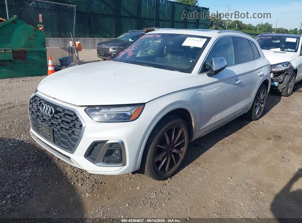 WA1B4AFY4M2025424 2021 AUDI SQ5 White Передня ліва чверть