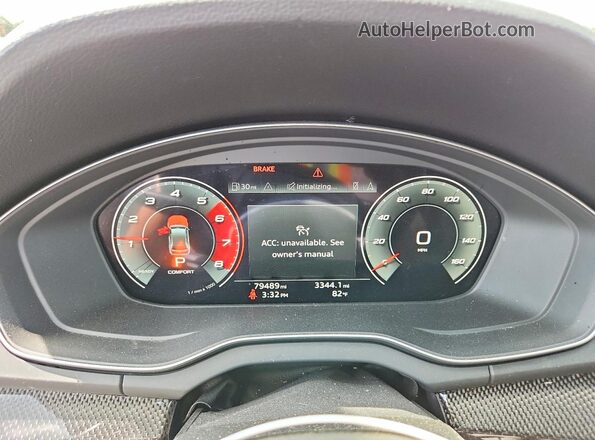 WA1B4AFY4N2135679 2022 AUDI SQ5 Black Սարքավորումների վահանակի տեսք