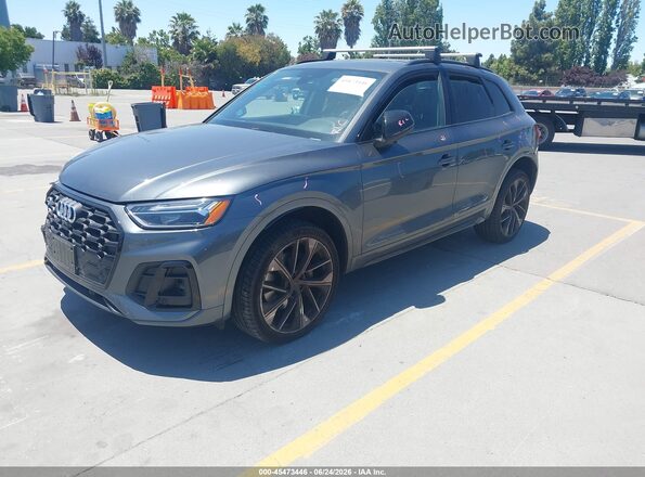 WA1B4AFY5M2031118 2021 AUDI SQ5 Черный Передняя левая четверть