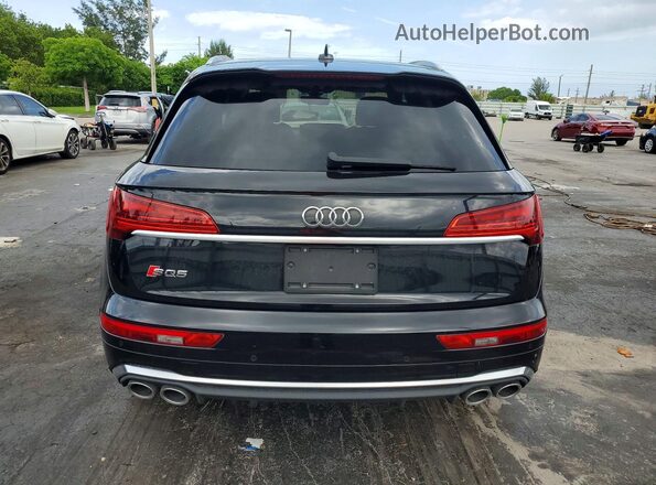 WA1B4AFY6M2027322 2021 AUDI SQ5 Black Widok z tyłu
