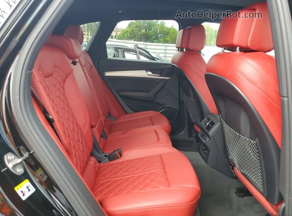 WA1B4AFY6M2027322 2021 AUDI SQ5 Black Widok wnętrza z tyłu