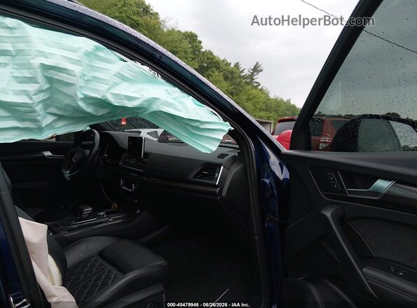 WA1B4AFY8L2043892 2020 AUDI SQ5 Black Вид салону спереду