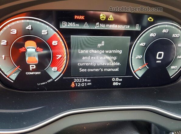 WA1B4AFY8R2129051 2024 AUDI SQ5 Gray Սարքավորումների վահանակի տեսք