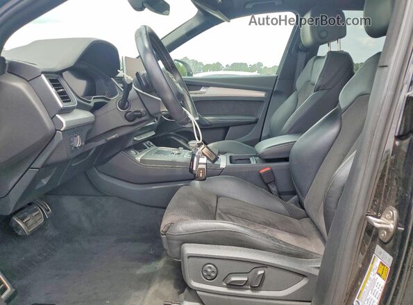 WA1B4AFYXL2021814 2020 AUDI SQ5 Black Front interior view