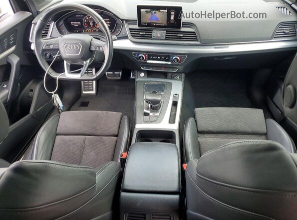 WA1B4AFYXL2021814 2020 AUDI SQ5 Black Dashboard view