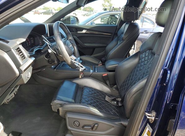 WA1B4AFYXL2070009 2020 AUDI SQ5 Blue წინა სალონის ხედი