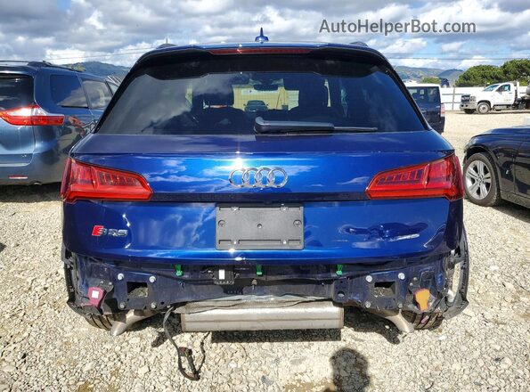 WA1B4AFYXL2070009 2020 AUDI SQ5 Blue უკანა ხედი