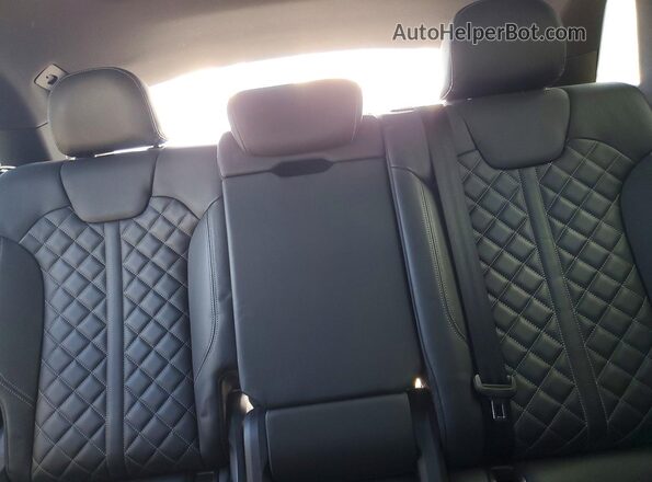 WA1B4AFYXL2070009 2020 AUDI SQ5 Blue უკანა სავარძლების ხედი