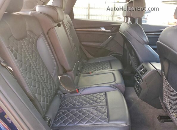 WA1B4AFYXL2070009 2020 AUDI SQ5 Blue უკანა სალონის ხედი