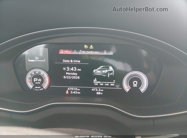 WA1BBAFY1P2007988 2023 AUDI Q5 Silver Հետևի նստատեղերի տեսք