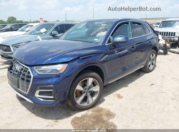 WA1BBAFY4P2171185 2023 AUDI Q5 Blue Передня ліва чверть