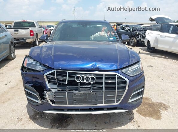 WA1BBAFY4P2171185 2023 AUDI Q5 Blue Вид панелі приладів
