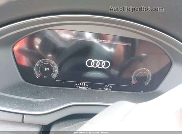 WA1BBAFY4P2171185 2023 AUDI Q5 Blue Вид задніх сидінь