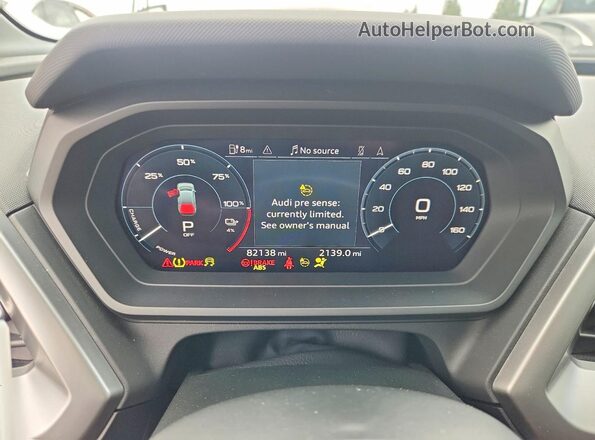 WA1BCBFZ5PP015591 2023 AUDI Q4 Серый Вид щитка приборов