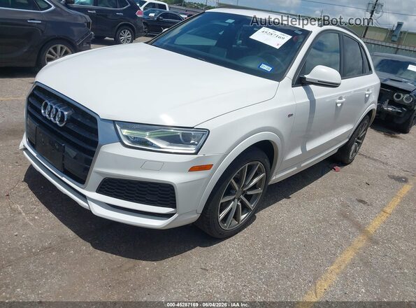 WA1BCCFS0JR033291 2018 AUDI Q3 White Передня ліва чверть
