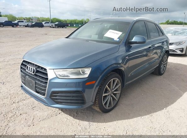 WA1BCCFS2JR005993 2018 AUDI Q3 Синий Передняя левая четверть