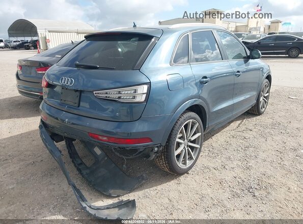 WA1BCCFS2JR005993 2018 AUDI Q3 Синий Задняя правая четверть