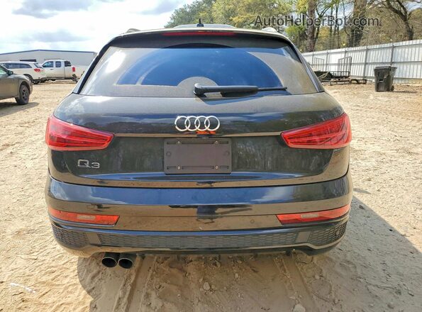 WA1BCCFS5JR034016 2018 AUDI Q3 Black Widok z tyłu