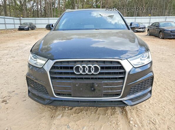 WA1BCCFS5JR034016 2018 AUDI Q3 Black Widok z przodu