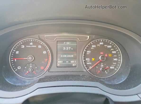 WA1BCCFS5JR034016 2018 AUDI Q3 Black Widok zestawu wskaźników