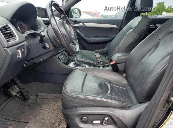 WA1BCCFS6HR013833 2017 AUDI Q3 Black Front interior view