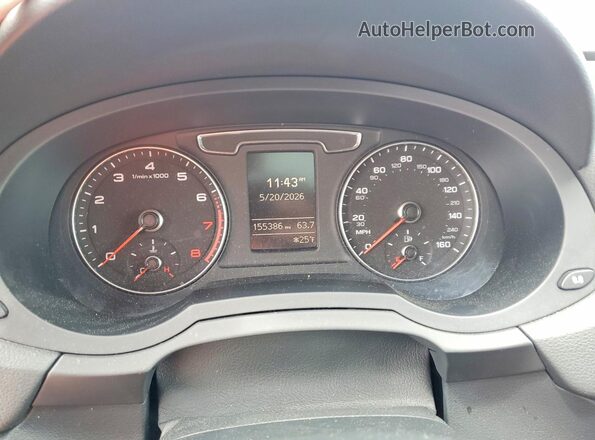 WA1BCCFS6HR013833 2017 AUDI Q3 Black Instrument cluster view
