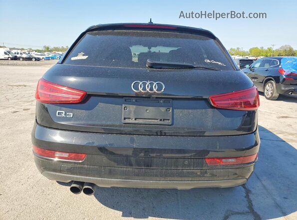 WA1BCCFS6JR007004 2018 AUDI Q3 Black Widok z tyłu