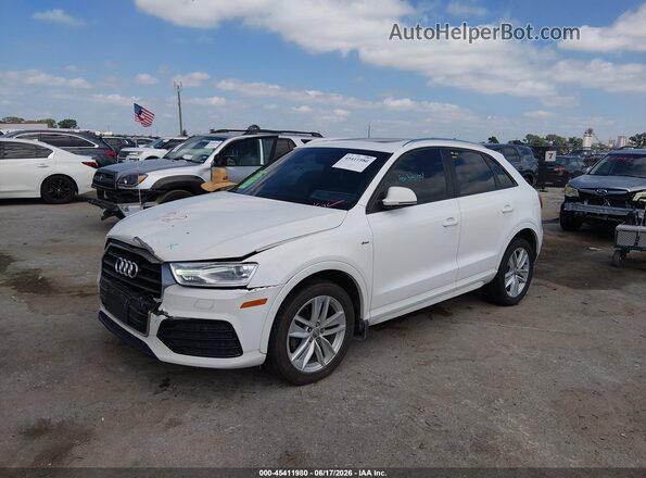 WA1BCCFS6JR018343 2018 AUDI Q3 White Przód lewy