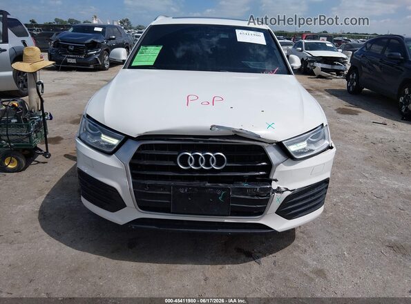 WA1BCCFS6JR018343 2018 AUDI Q3 White Widok z przodu