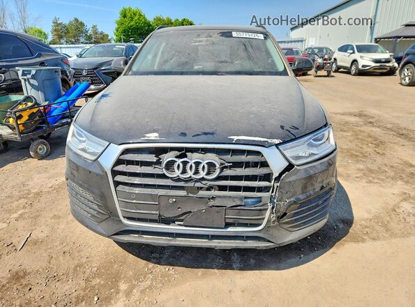 WA1BCCFS9JR023116 2018 AUDI Q3 Black Front view