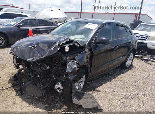 WA1BCCFSXHR011695 2017 AUDI Q3 Black Front left