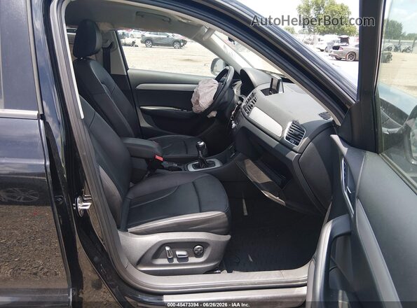 WA1BCCFSXHR011695 2017 AUDI Q3 Black Front interior view