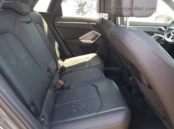 WA1BECF39L1062261 2020 AUDI Q3 Gray Вид задніх сидінь