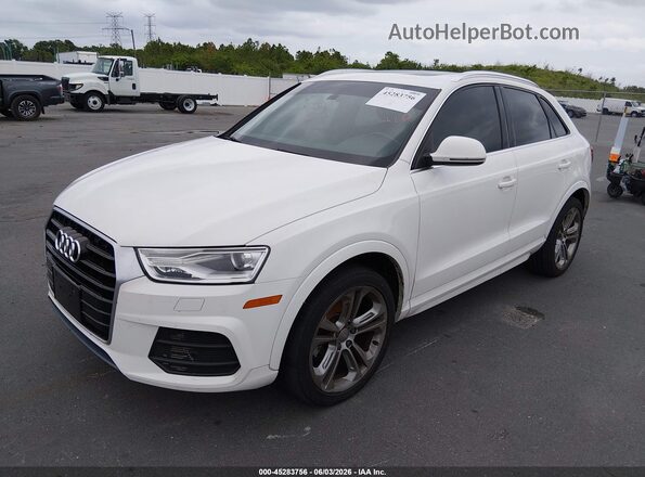 WA1BFCFS2GR018775 2016 AUDI Q3 White Передня ліва чверть