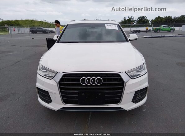 WA1BFCFS2GR018775 2016 AUDI Q3 White Вид щитка приладів