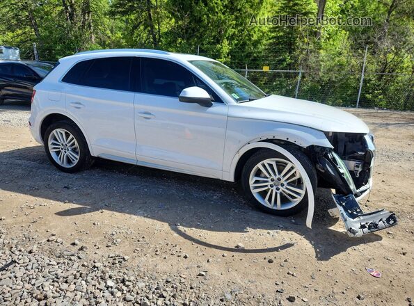 WA1BNAFY1J2016804 2018 AUDI Q5 Белый Передняя правая четверть