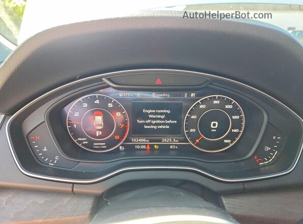 WA1BNAFY1J2016804 2018 AUDI Q5 Белый Вид щитка приборов